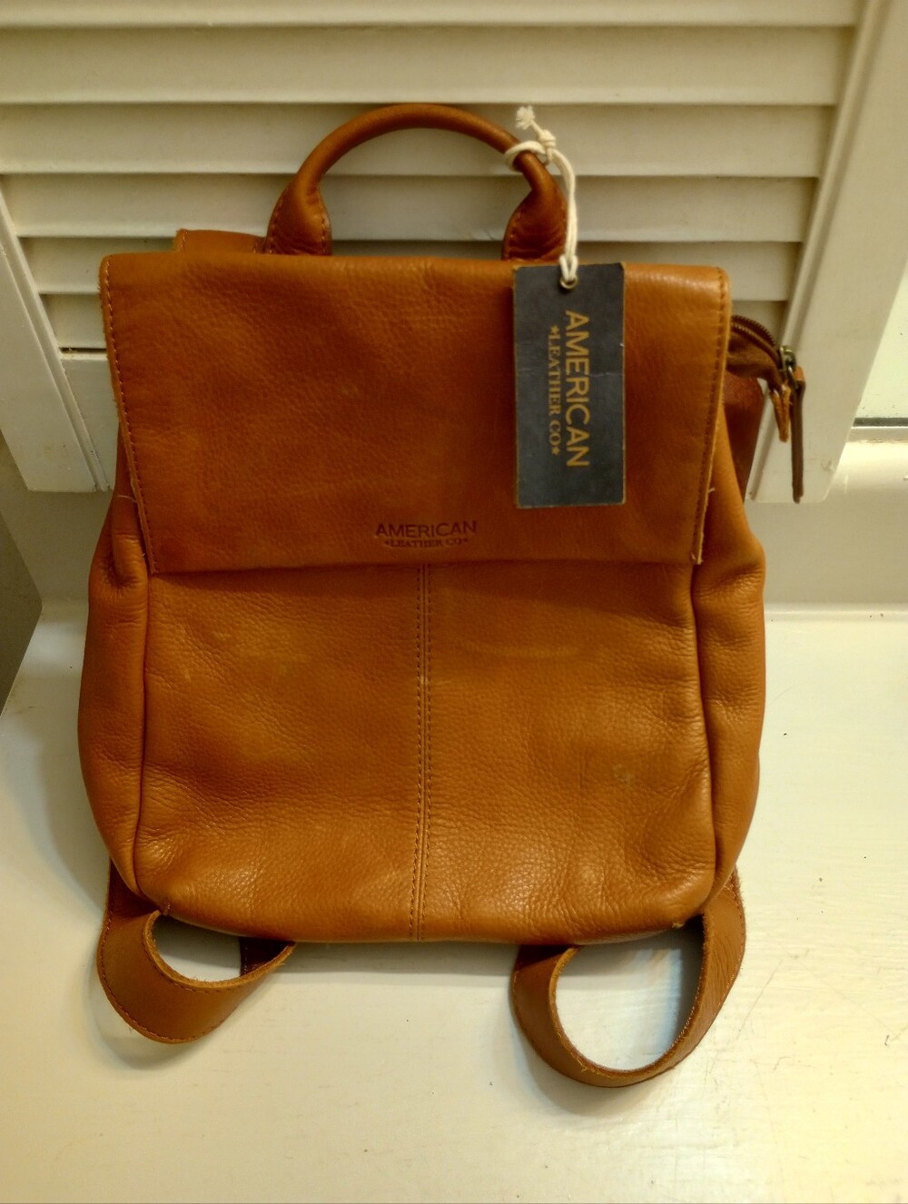 American Leather Co. Women's Liberty Leather Backpack NWT - Picture 2 of 14
